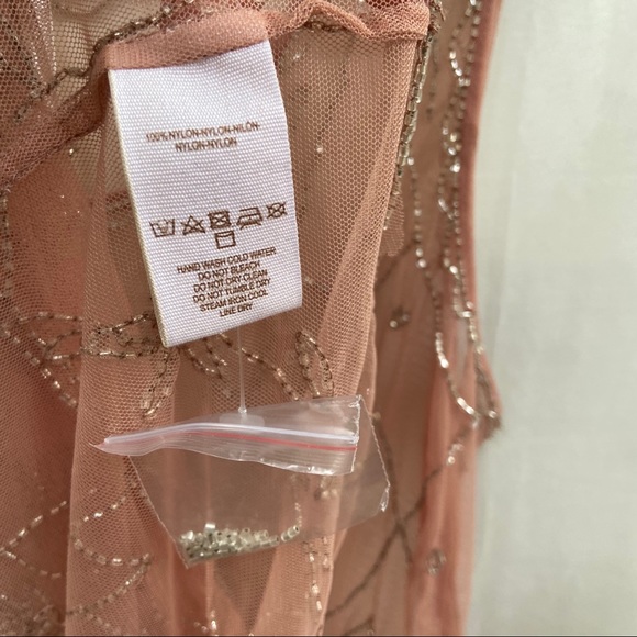 Free People Pink Beaded Embellished Slip Dress - Picture 8 of 10